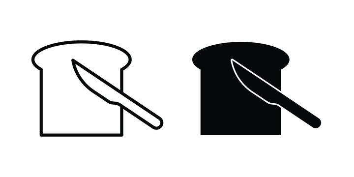 Breakfast bread icon kit for branding