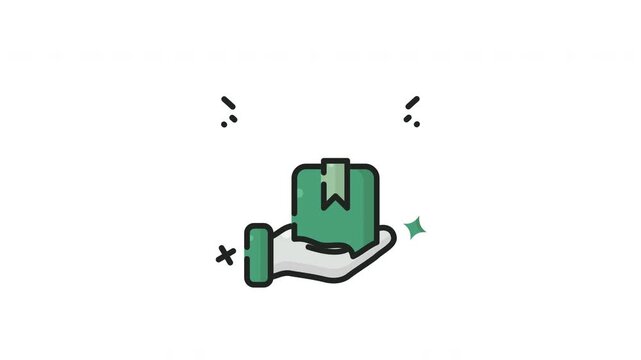 Green bookmark icon illustration for digital designs. Suitable for web apps, online reading platforms, ebooks, educational websites, and social media.