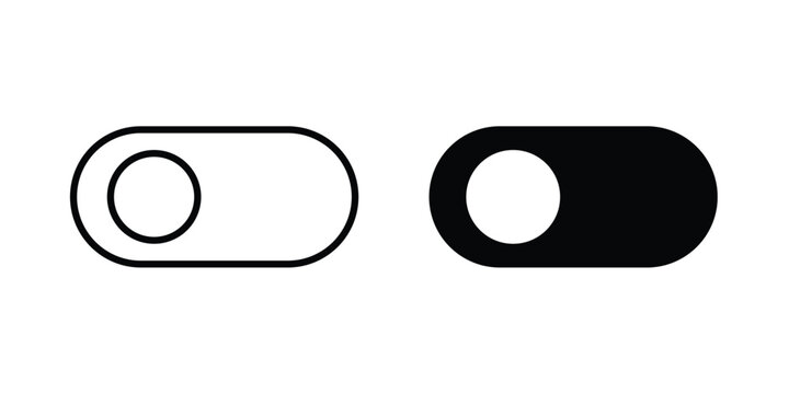 Switch icon line art symbols collection