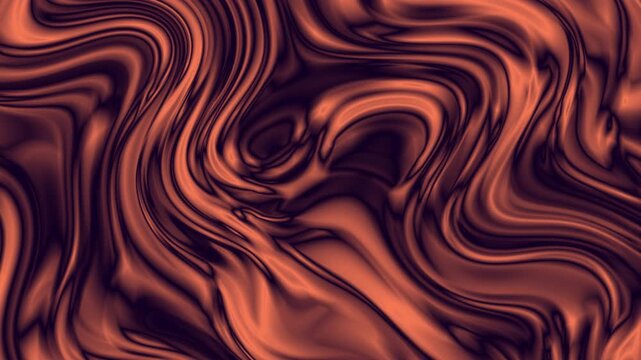 Moody Copper Metallic Canvas Layout Dark Plum Satin Swirling Loop