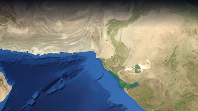 Animated Flight Path Map from Dubai UAE to San Francisco USA