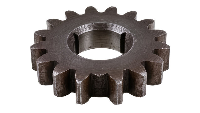 Metal gear with internal splines and teeth