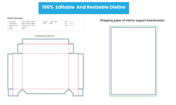 luxury box rigid box dieline template box dieline die lines packaging custom dieline  box cardboard box dieline pizza box dieline printable product packaging layout,