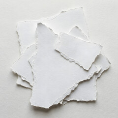 Fototapeta premium White paper origami crane with delicate folds and creases.