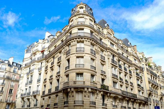 Paris Apartment Building Facade