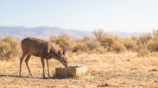 Essential drinking water for survival during drought conditions