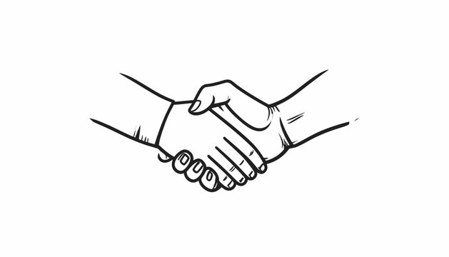 Two hands shaking in a handshake.