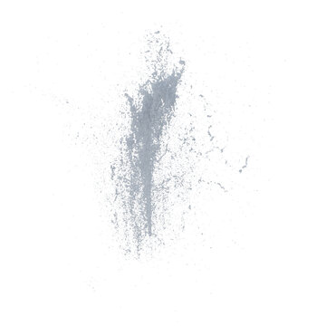 Fountain white water isolated transparent background photo realistic 3d rendering PNG 16 bit with alpha channel
