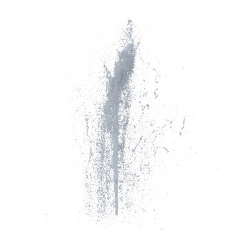 Fountain white water isolated transparent background photo realistic 3d rendering PNG 16 bit with alpha channel
