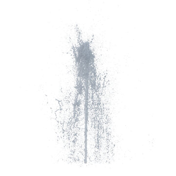 Fountain white water isolated transparent background photo realistic 3d rendering PNG 16 bit with alpha channel
