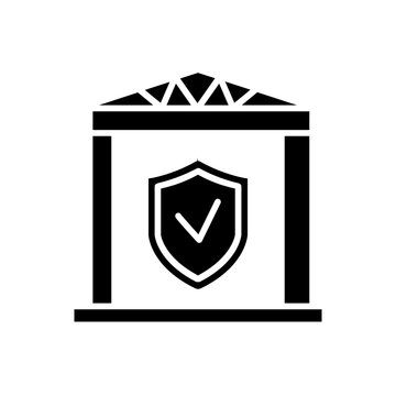 Safe building icon