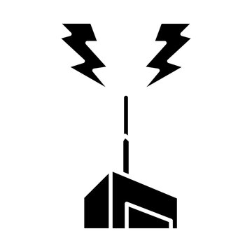 Lightning protection icon