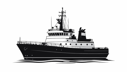 Large Ship Vessel Ocean Transport. © Muliadi