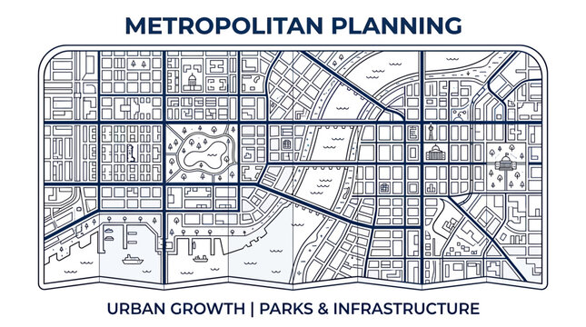 Metropolitan Planning Map: Urban Growth, Parks & Infrastructure