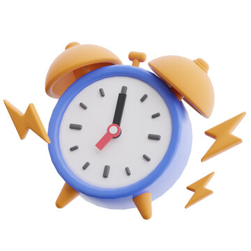 School Alarm Clock 3D Icon