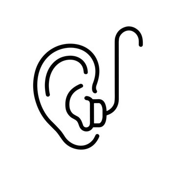 Hearing Aid in Human Ear.