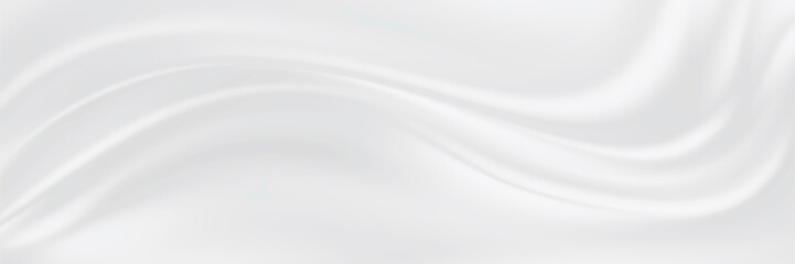 White satin texture. White abstract background © Vidal