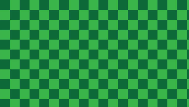 green mosaic background