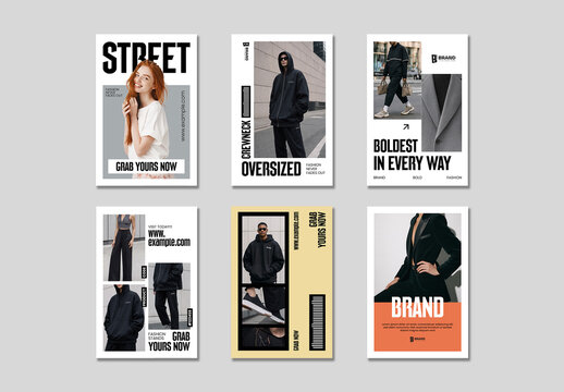 Modern Street Fashion Social Media Story Template