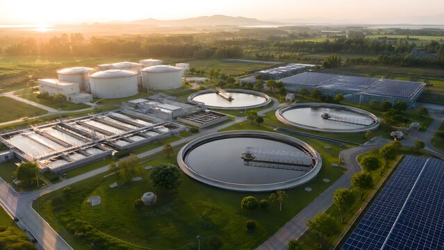 Modern Water Treatment Plant Supporting Sustainable Clean Water Infrastructure