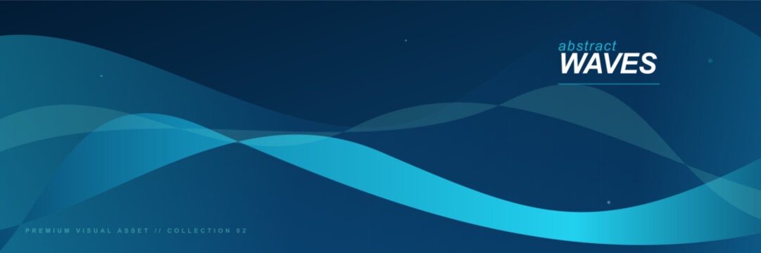 Abstract flowing blue wave motion background. vector illustration with abstract background gradient template wallpaper creative. vector illustration