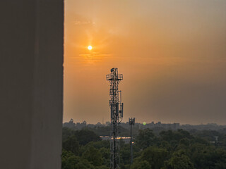 Obraz premium cell phone tower