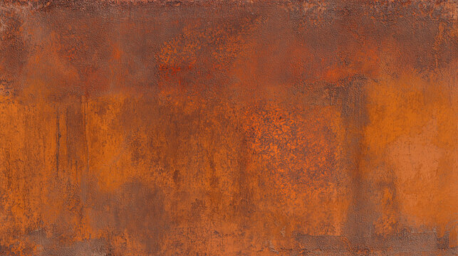 Seamless Rusted Metal Sheet Texture &ndash; High Resolution Weathered Industrial Steel Background with Organic Rust Patterns