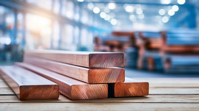 High-Quality Precision Machined Copper Busbars for Electrical Applications in Industrial Setting