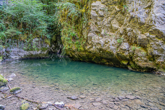 Gorges de l'Ab&icirc;mesSaint-Claude, Jura, France, Europe