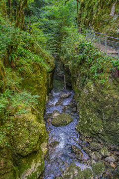 Gorges de l'Ab&icirc;mesSaint-Claude, Jura, France, Europe