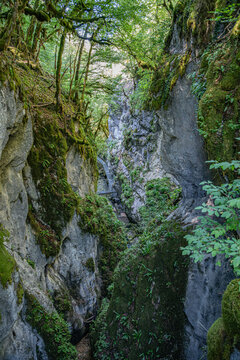 Gorges de l'Ab&icirc;mesSaint-Claude, Jura, France, Europe