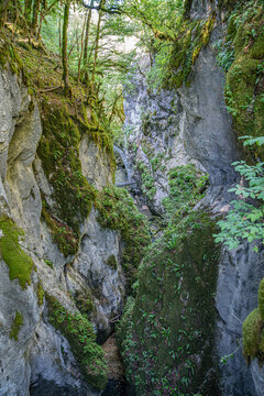 Gorges de l'Ab&icirc;mesSaint-Claude, Jura, France, Europe
