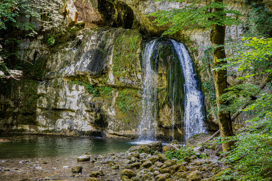 Gorges de l'Ab&icirc;mesSaint-Claude, Jura, France, Europe