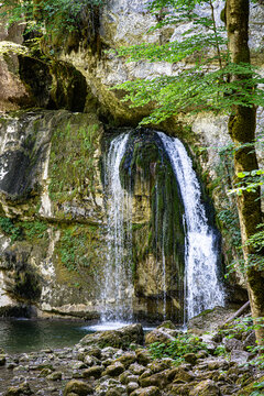 Gorges de l'Ab&icirc;mesSaint-Claude, Jura, France, Europe
