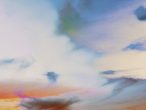clouds in the sky