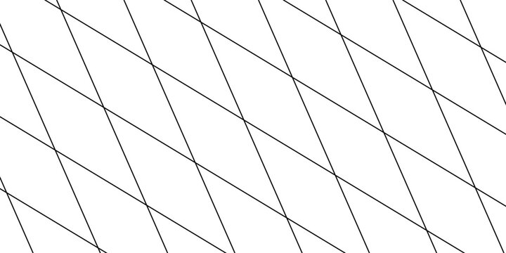 Seamless basketball net pattern, black and white geometric wire texture, abstract fishnet design for sports background. Flat vector illustration isolated on white background.