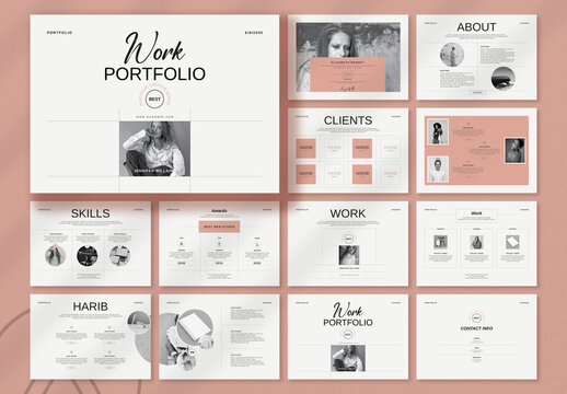 Work Portfolio Design Template
