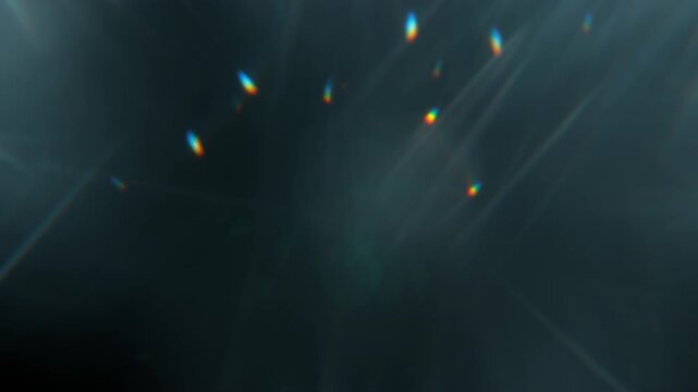 Real Shooted Cinematic Lens Flare Overlay on Black Background at 1000fps Slow Motion.