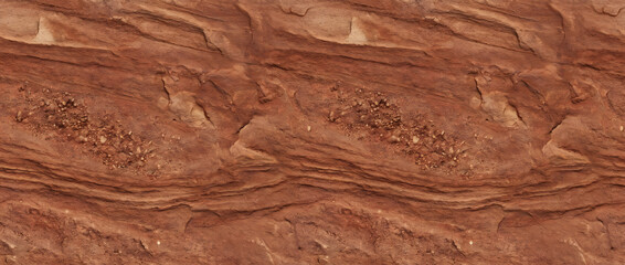 Texture showcases a striking red sandstone surface with layered earthy formations that creates a realistic natural background for creative projects © UmmeFarhatunnesa