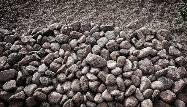 Gravel Texture Background Closeup