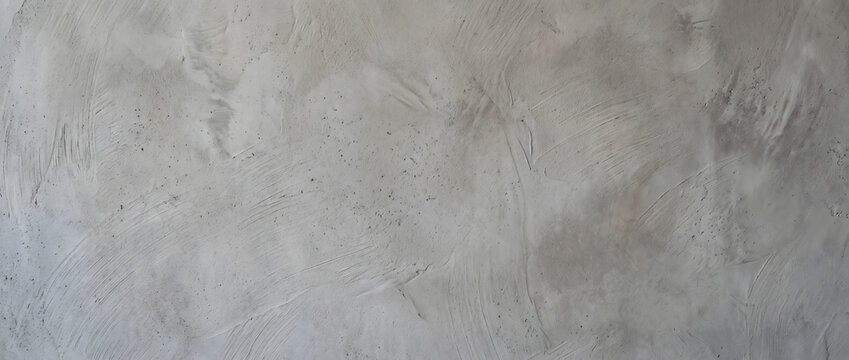 Concrete decorative plaster texture with artistic trowel finish for seamless modern interior walls and architectural surface rendering