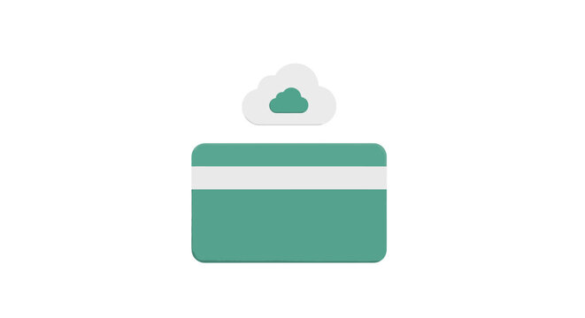 Green Box with White Lid and Packaging.