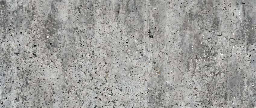 Concrete weathered industrial wall seamless texture with distressed exposed cement surface for architectural rendering and urban design