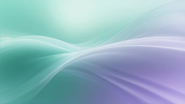 Flowing teal ribbons shifting right and upward in digital space, with top-right light brightening