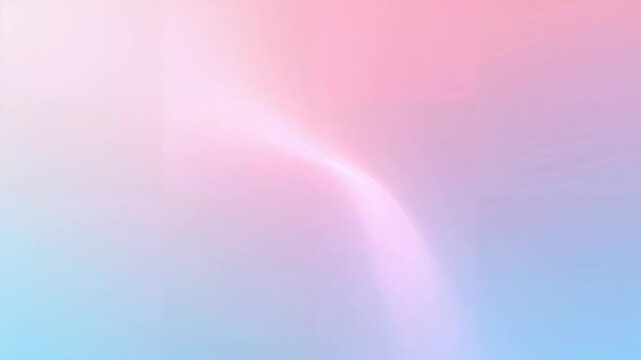 Shifting pastel gradient flowing with play starting on screen, forming bright seam for calm