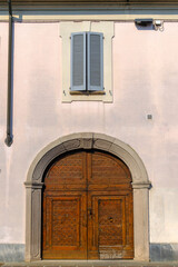 Fototapeta premium Historic buildings at Cernusco sul Naviglio, Milan, Italy