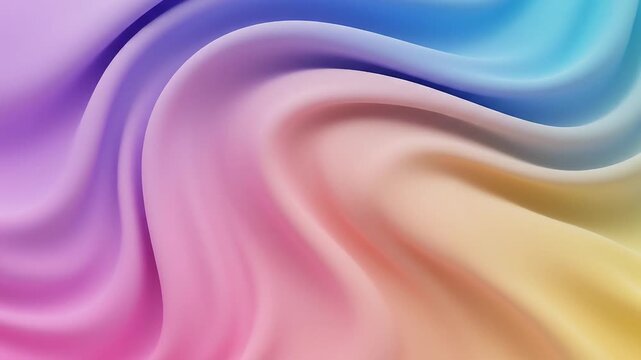 Pastel Gradient Color Morphing Abstract Motion Background Pink Blue Seamless Loop Animation