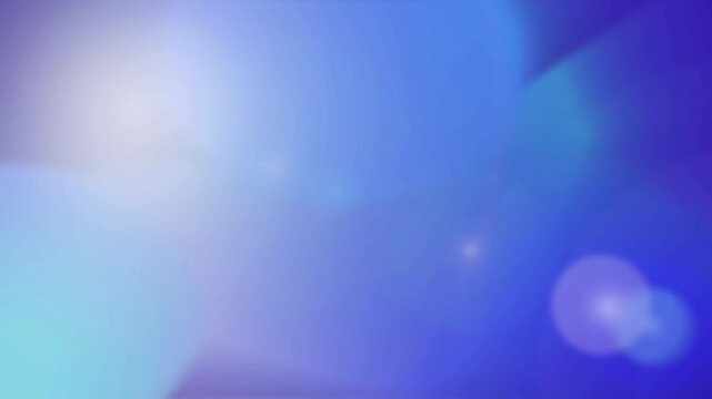 Abstract Blue Cyan Gradient Motion Background with Glowing Top Left Flare, Smooth Light Flow for Video Editing, Presentations, Social Media and Digital Conten