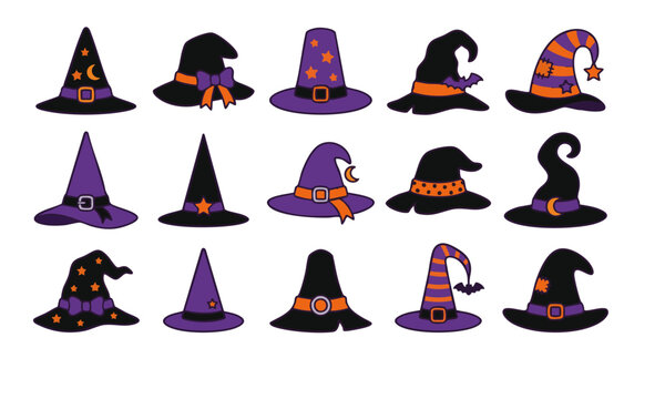 A collection of fifteen hand-drawn pumpkin illustrations featuring various expressive Jack-o'-lantern faces, perfect for Halloween decorations, digital scrapbooking, and festive seasonal graphics.