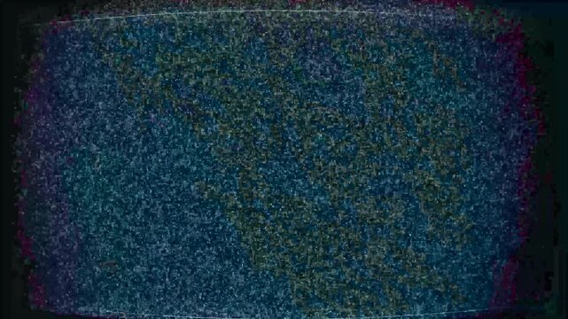 Television turn on and off, glitch noise static television VFX. footage, error tv, visual video effects stripes background